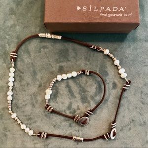 Retired Silpada necklace and bracelet